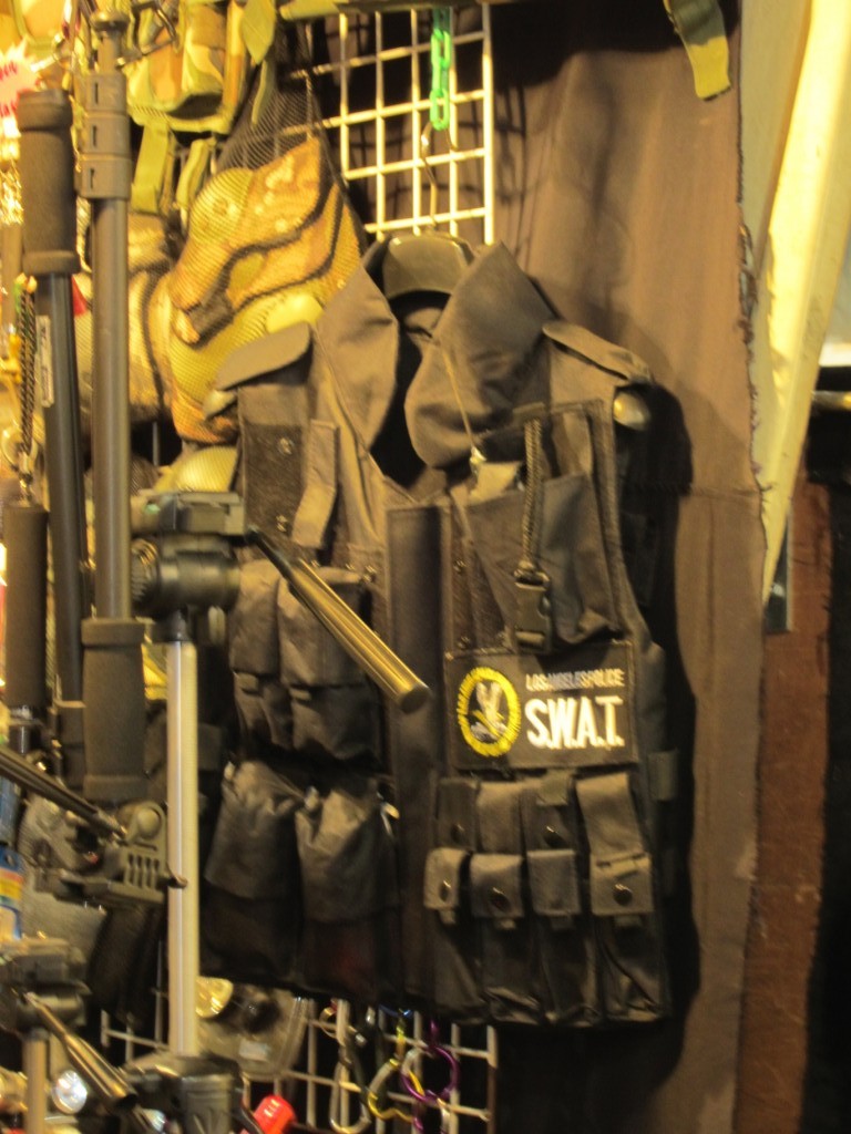 ...where you can get almost everything - even LA Police SWAT vests.