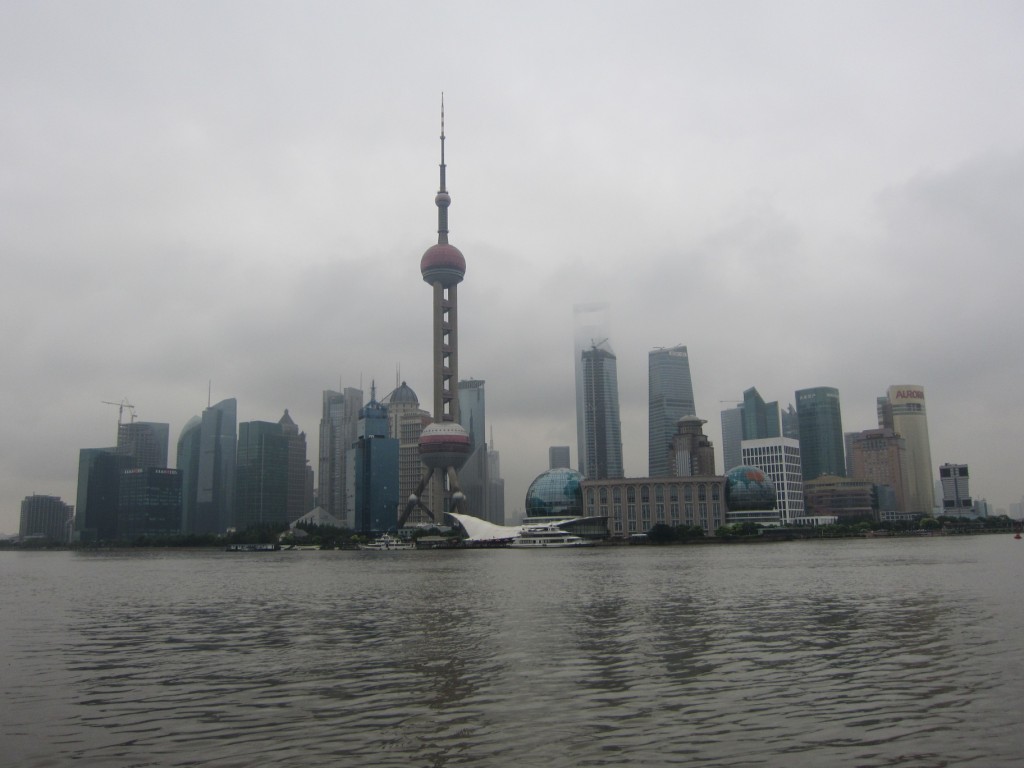 Again the skyscrapers in Pudong...this time from right across the river.