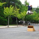 And he never fell on his face while we were watching (not for lack of trying). [2010/09/19 - Osaka/Near Osaka Castle]