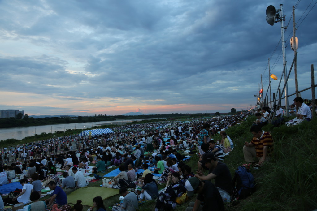 Shimano River, Nagaoka (2014/08/03 18:47:19+09:00)